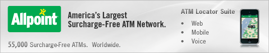 43,000 Surcharge-Free ATMs